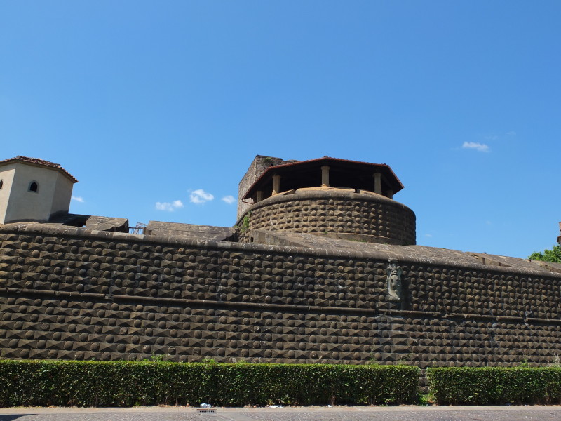 Fortezza da Basso, die fast 500 Jahre alte Festung der Medicis, in dem die Pitti-Messen stattfindet