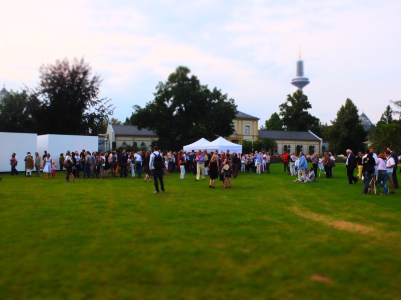 Schöne spätsommerliche Stimmung auf der Eröffnungsfeier