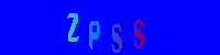 Blue Captcha Image